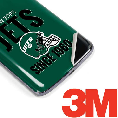 NFL New York Jets Helmet Moto E5 Plus Skin