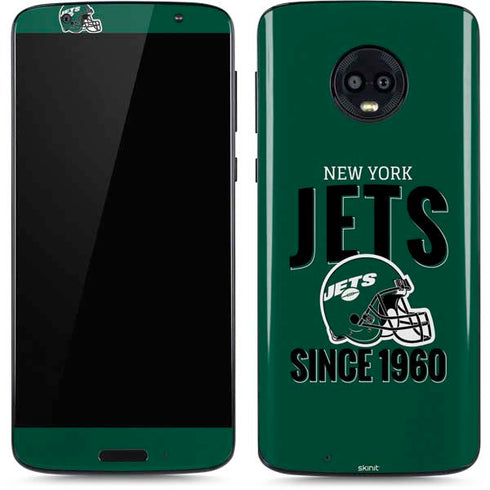 NFL New York Jets Helmet Moto G6 Skin