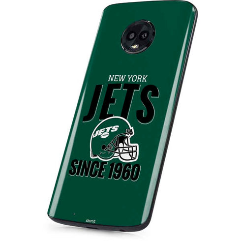NFL New York Jets Helmet Moto G6 Skin