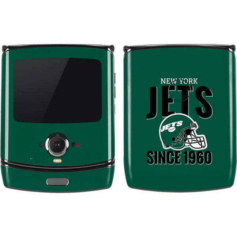 NFL New York Jets Helmet Motorola RAZR Skin