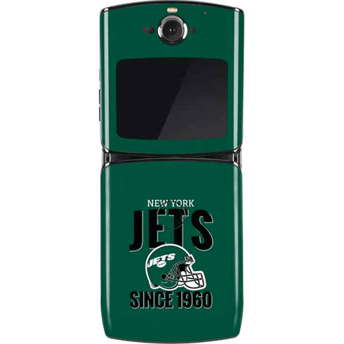 NFL New York Jets Helmet Motorola RAZR Skin