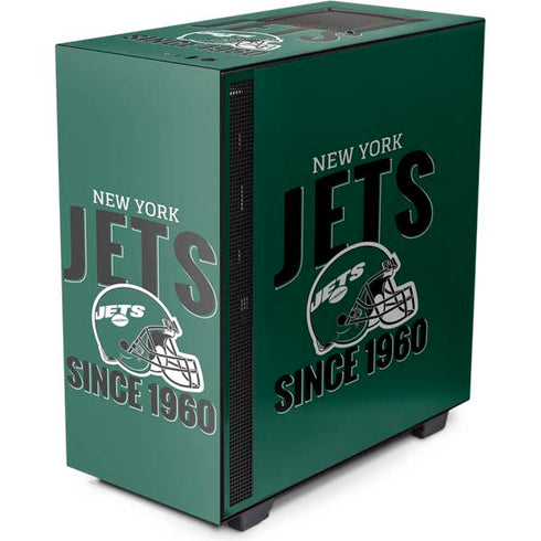 NFL New York Jets Helmet NZXT H510 Compact ATX Mid-Tower Case Skin