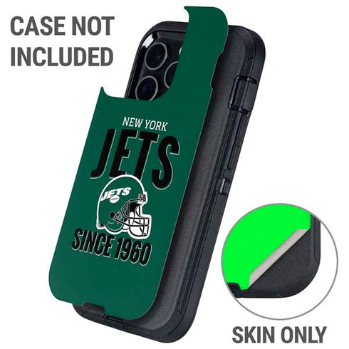 NFL New York Jets Helmet Otterbox Defender iPhone Skin