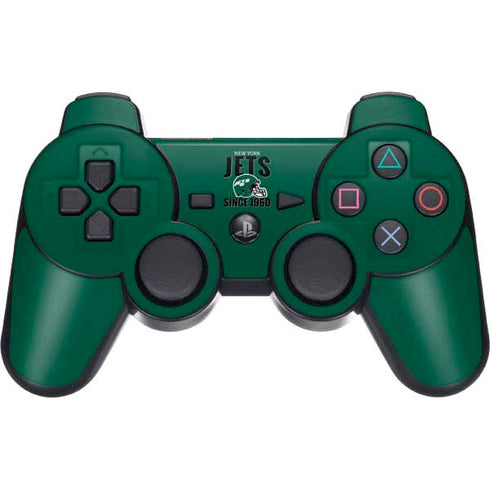 NFL New York Jets Helmet PS3 Dual Shock wireless controller Skin