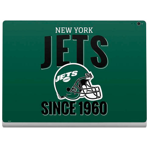NFL New York Jets Helmet Surface Book 2 15in Skin