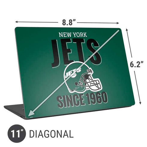 NFL New York Jets Helmet Universal Laptop 11in (8.8 x 6.2in) Skin