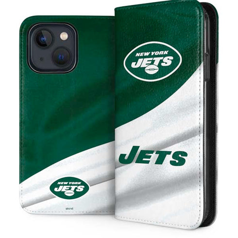 NFL New York Jets iPhone 13 Folio Case