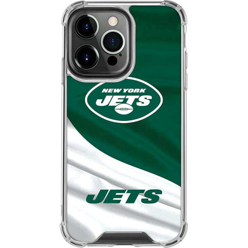 NFL New York Jets iPhone 13 Pro Clear Case