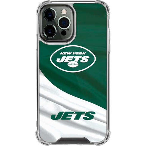 NFL New York Jets iPhone 13 Pro Max Clear Case