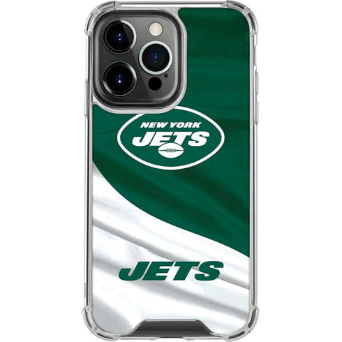 NFL New York Jets iPhone 15 Pro Clear Case