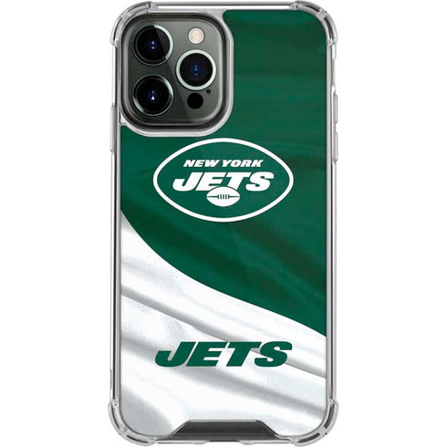 NFL New York Jets iPhone 15 Pro Max Clear Case