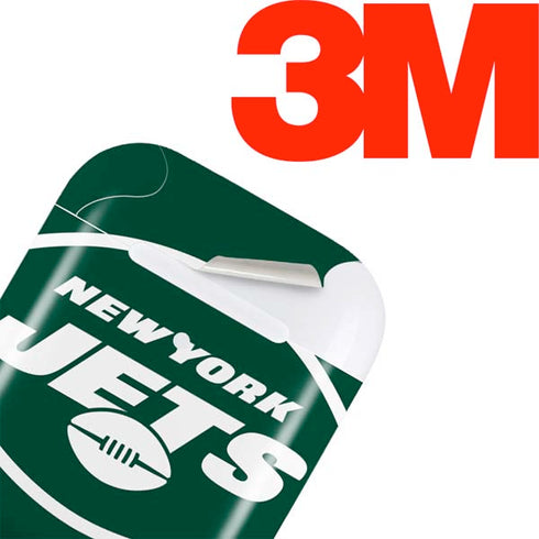 NFL New York Jets Large Logo Apple AirPods Skin