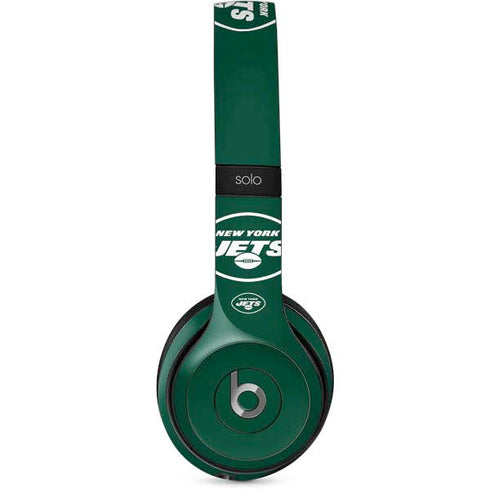 NFL New York Jets Large Logo Beats Solo 2 Wired Skin
