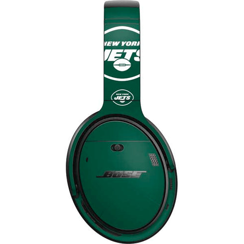 NFL New York Jets Large Logo Bose QuietComfort 35 Headphones Skin