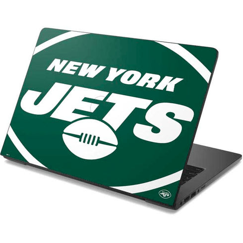 NFL New York Jets Large Logo Dell Chromebook Skin