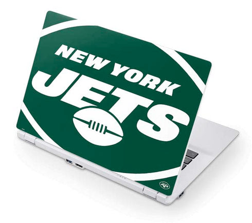 NFL New York Jets Large Logo Acer Chromebook Skin