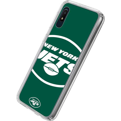 NFL New York Jets Large Logo Galaxy A10e Clear Case