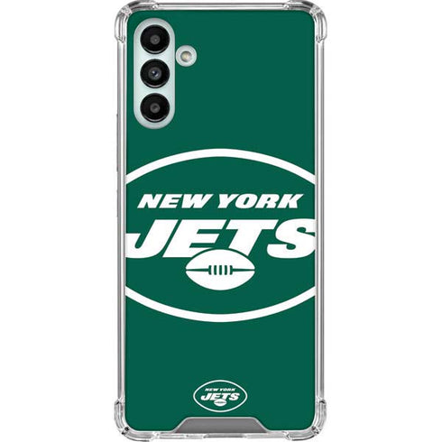 NFL New York Jets Large Logo Galaxy A13 5G Clear Case