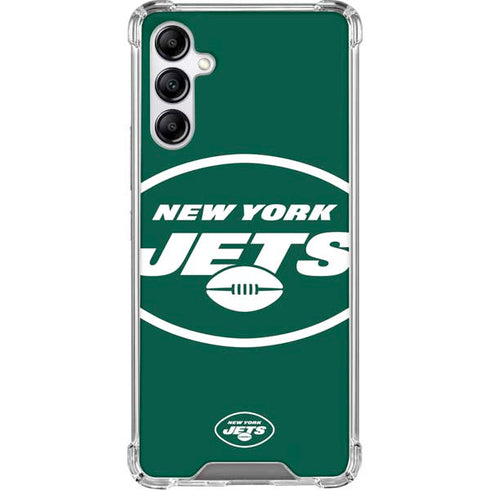 NFL New York Jets Large Logo Galaxy A15 5G Clear Case