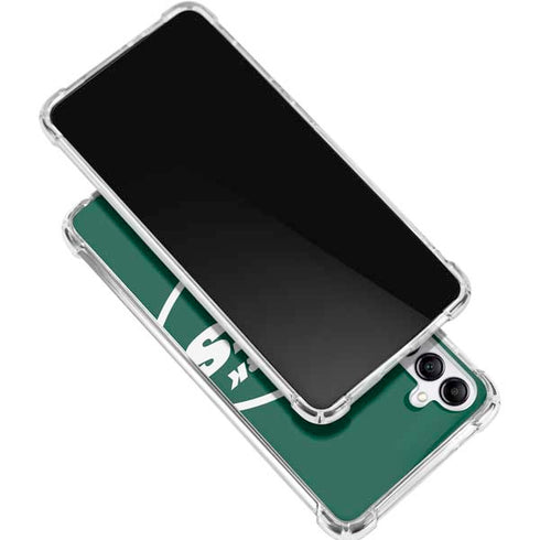 NFL New York Jets Large Logo Galaxy A15 5G Clear Case