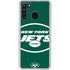 NFL New York Jets Large Logo Galaxy A21 Clear Case