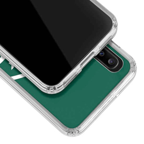 NFL New York Jets Large Logo Galaxy A30 Clear Case