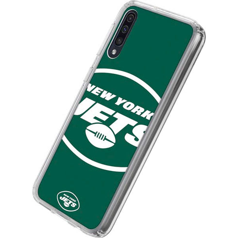 NFL New York Jets Large Logo Galaxy A50 Clear Case