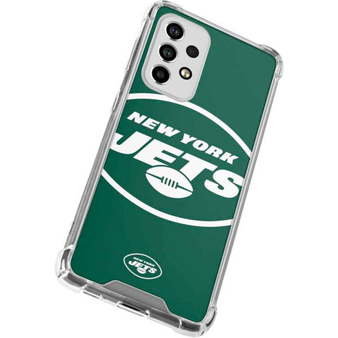 NFL New York Jets Large Logo Galaxy A53 5G Clear Case