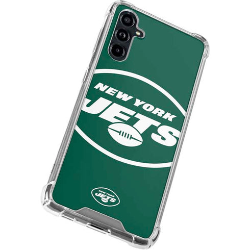 NFL New York Jets Large Logo Galaxy A54 5G Clear Case