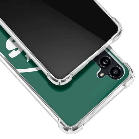 NFL New York Jets Large Logo Galaxy A54 5G Clear Case
