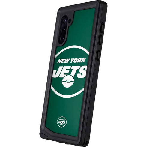 NFL New York Jets Large Logo Galaxy Note 10 Waterproof Case