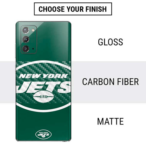 NFL New York Jets Large Logo Galaxy Note20 5G Skin