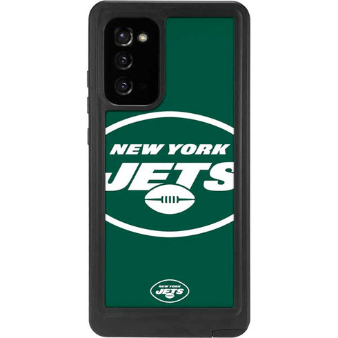 NFL New York Jets Large Logo Galaxy Note20 5G Waterproof Case