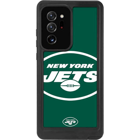 NFL New York Jets Large Logo Galaxy Note20 Ultra 5G Waterproof Case