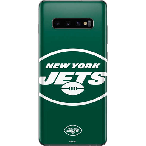 NFL New York Jets Large Logo Galaxy S10 Plus Skin