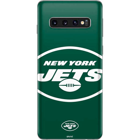 NFL New York Jets Large Logo Galaxy S10 Skin