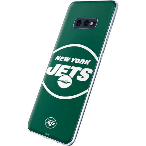 NFL New York Jets Large Logo Galaxy S10e Skin