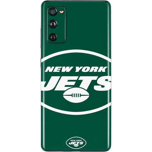NFL New York Jets Large Logo Galaxy S20 Fan Edition Skin