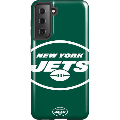 NFL New York Jets Large Logo Galaxy S21 5G Pro Case