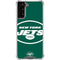 NFL New York Jets Large Logo Galaxy S21 FE Clear Case