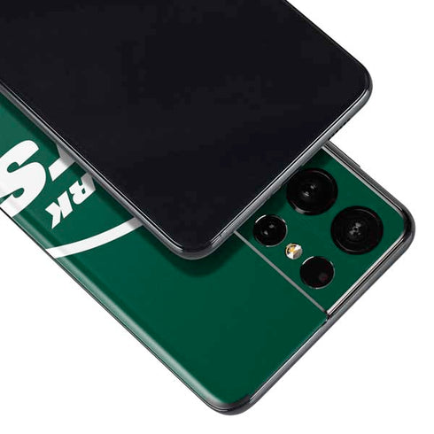 NFL New York Jets Large Logo Galaxy S21 Ultra 5G Skin