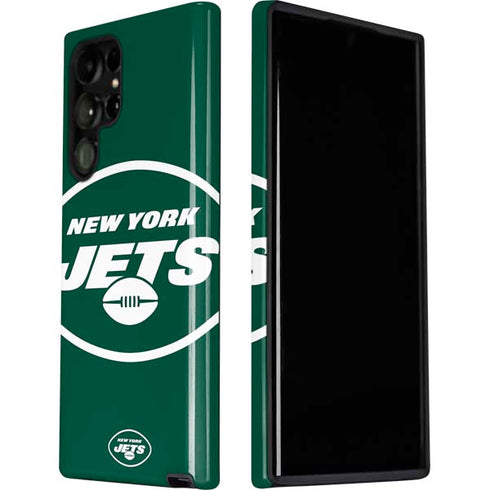 NFL New York Jets Large Logo Galaxy S22 Ultra Pro Case