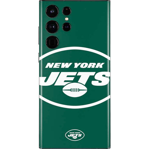 NFL New York Jets Large Logo Galaxy S22 Ultra Skin