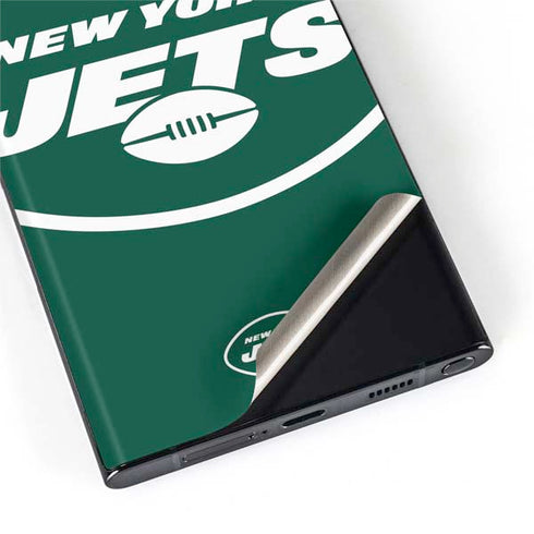 NFL New York Jets Large Logo Galaxy S22 Ultra Skin