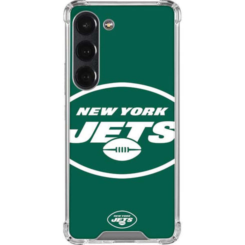 NFL New York Jets Large Logo Galaxy S23 Clear Case
