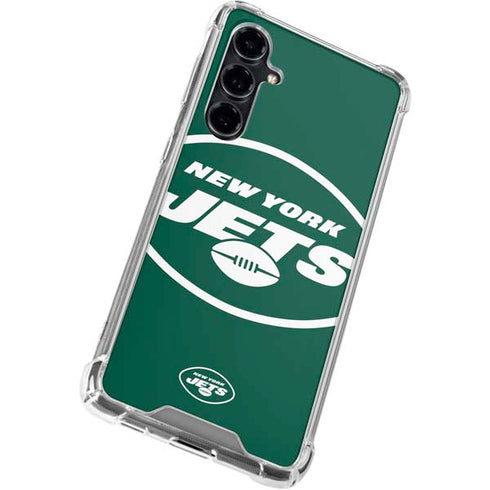 NFL New York Jets Large Logo Galaxy S23 FE Clear Case