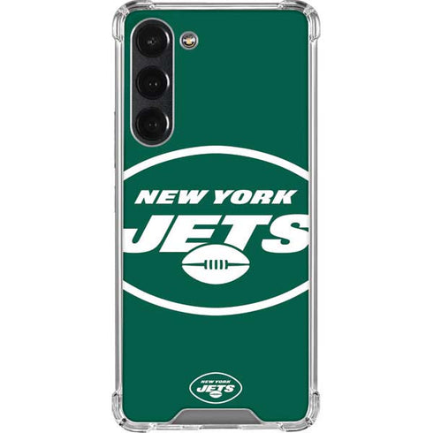 NFL New York Jets Large Logo Galaxy S23 Plus Clear Case