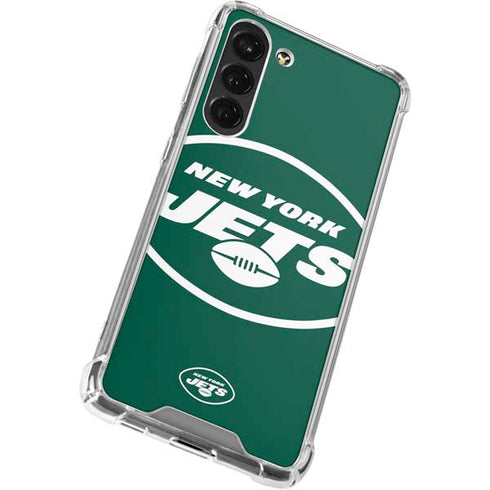 NFL New York Jets Large Logo Galaxy S23 Plus Clear Case