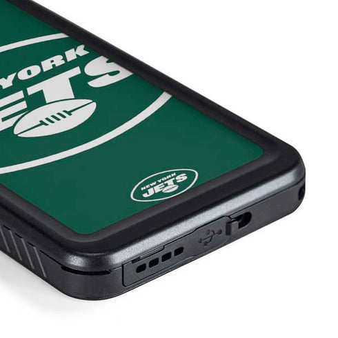 NFL New York Jets Large Logo Galaxy S23 Waterproof Case
