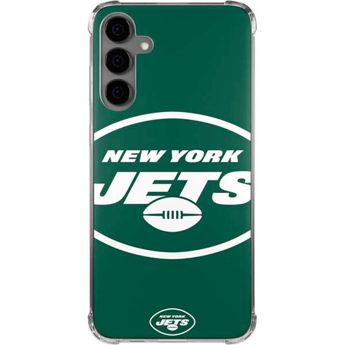 NFL New York Jets Large Logo Galaxy S24 Plus Clear Case